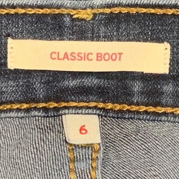 Levi's Classic Boot Jeans Size 6 - Picture 7 of 8